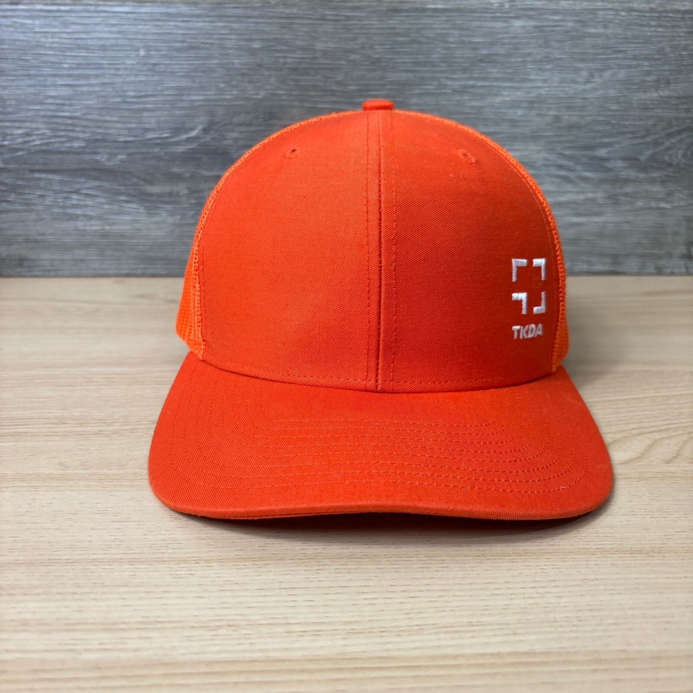 TKDA Hat Cap Snapback Orange Engineering Adjustable